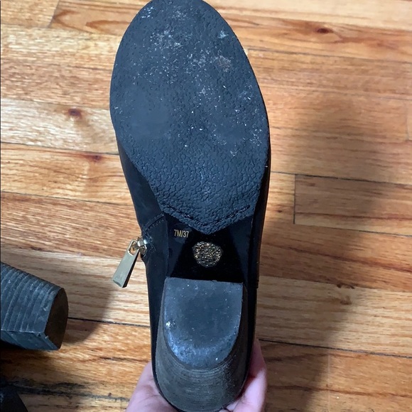 Vince Camuto Black Leather Booties - Picture 5 of 5